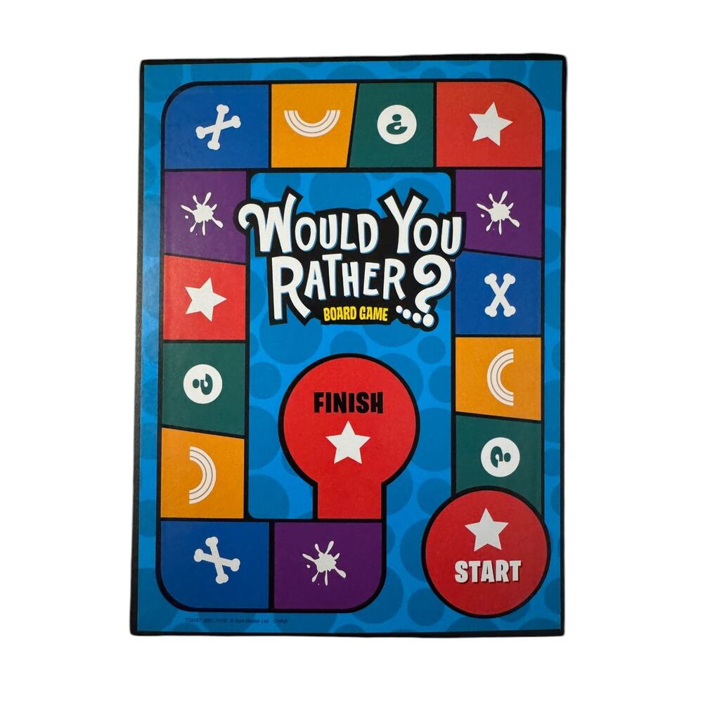 Vintage Would You Rather 2001 by Spin Master Games Board & Instructions